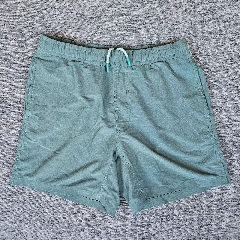MYLES Make Moves Everyday Shorts Mens Size Large Long Teal Drawstring Gym 6"